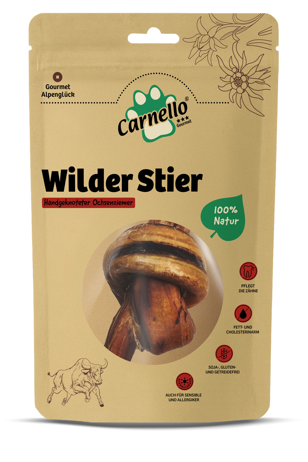 Wilder Stier – Vorderseite